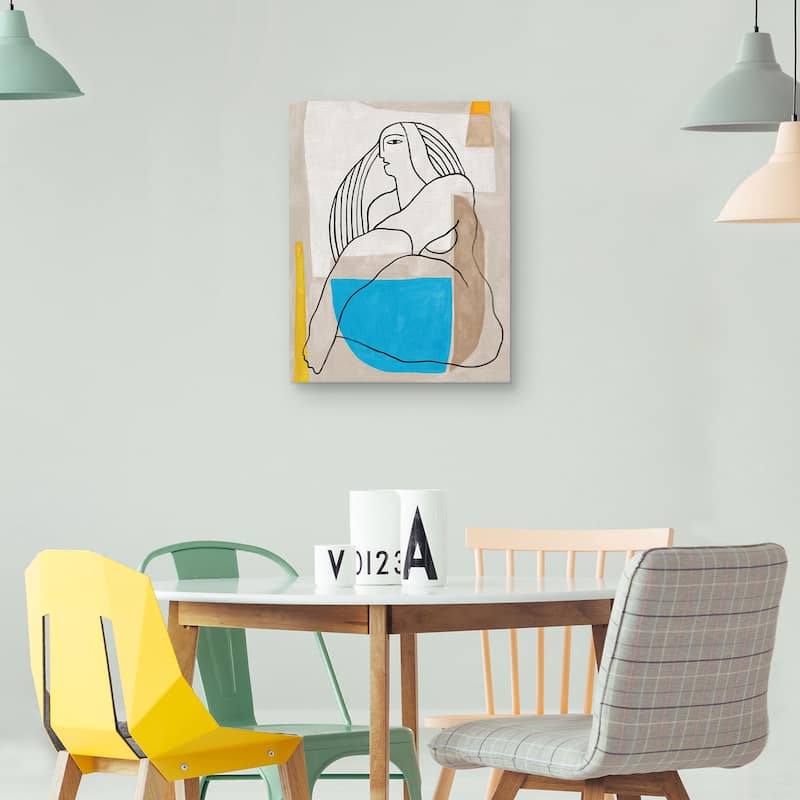 Hesitation by Kristine Hagen Canvas Art Print