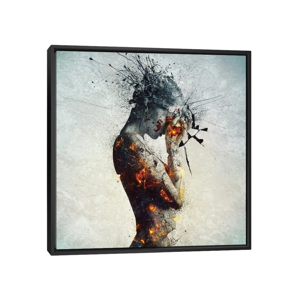 iCanvas "Deliberation" by Mario Sanchez Nevado Framed Canvas Print