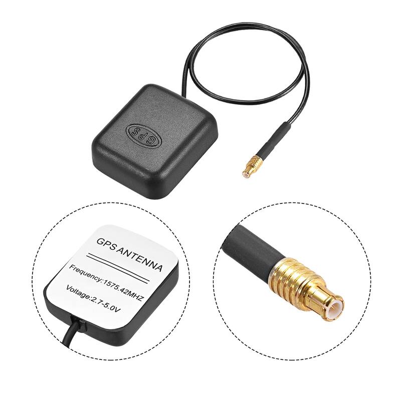 GPS Active Antenna MCX Plug 28dB with Magnetic Mount 1.5 Meters Wire - 1.5M/4.9Ft