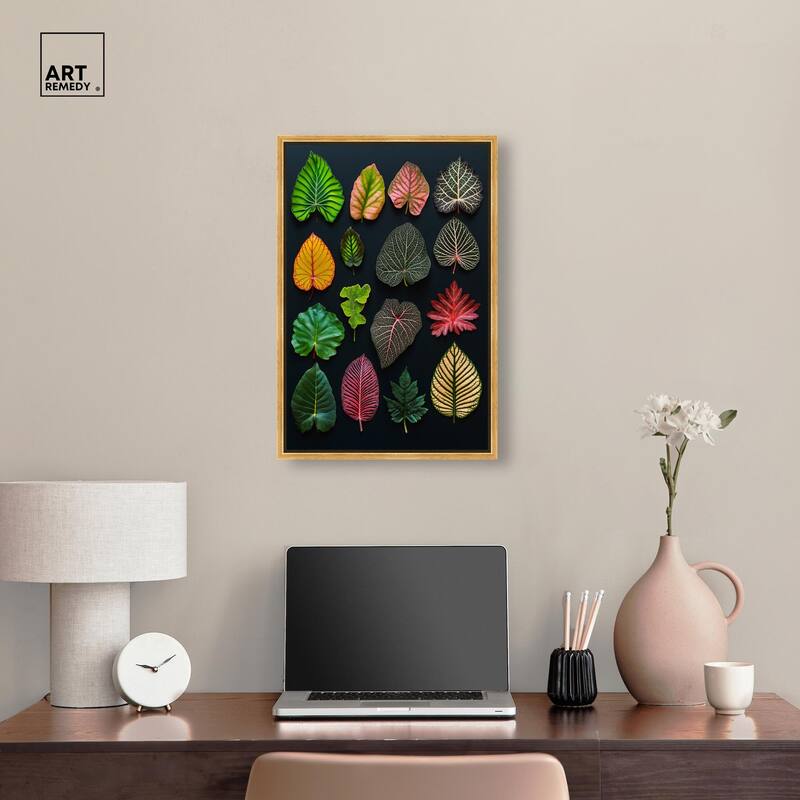 Leaf Lexicon Canvas by Art Remedy
