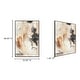 preview thumbnail 7 of 5, NADAAL STUDIOS Zephira, Framed Painting, Textured Abstract on Canvas