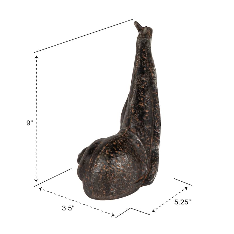 Cast Iron Snail Bookends