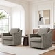 preview thumbnail 33 of 101, Modern Swivel Upholstered Armchair Accent chair Set of 2