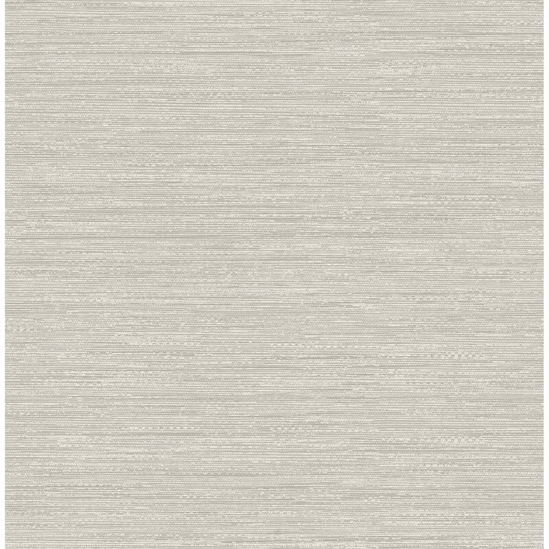 A-Street Prints Sheehan Grey Faux Grasscloth Wallpaper