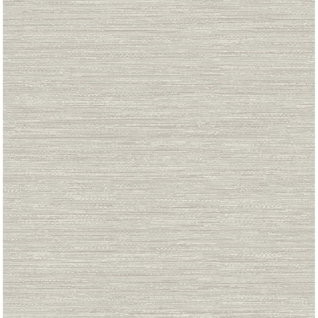 A-Street Prints Sheehan Grey Faux Grasscloth Wallpaper