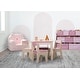 preview thumbnail 3 of 3, Kids Table and 4 Chair Set, Pink Furniture for Girls