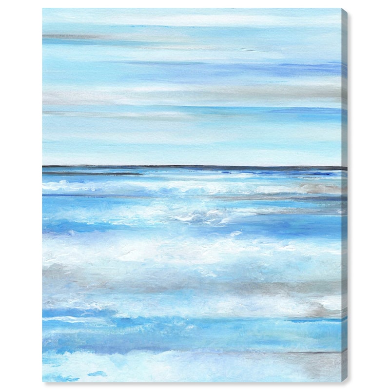 Wynwood Studio Canvas Nautical and Coastal Blue Journey Blue and Nautical & Coastal Wall Art Canvas Print