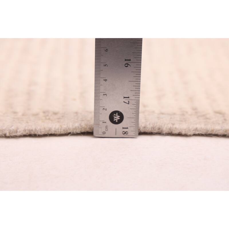 ECARPETGALLERY Hand-knotted Pak Finest Marrakesh Ivory Wool Rug - 9'1 x 11'9