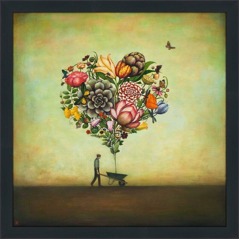 "Big Heart Botany" by Duy Huynh Print on Acrylic