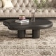preview thumbnail 12 of 72, 48.5" Modern Cloud Shape 4 Legs Coffee Table