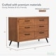 preview thumbnail 11 of 13, Evolur Stilnovo Mid Century Double Dresser