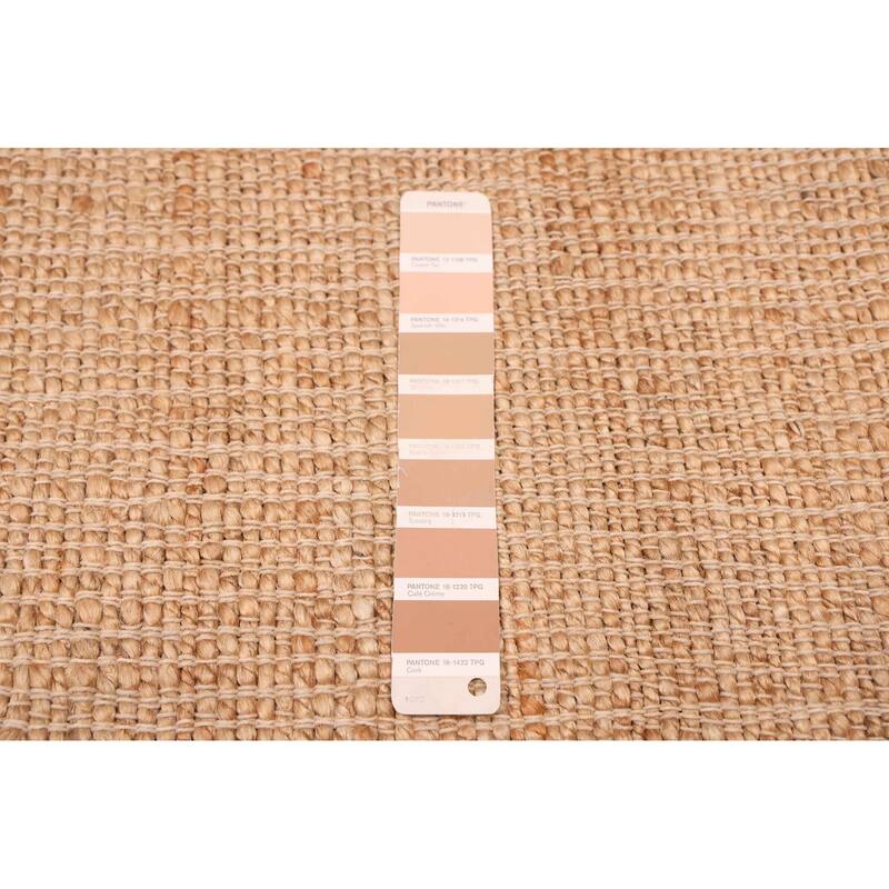 ECARPETGALLERY Flat-Weave Palas Denizli Tan Jute Kilim - 5'4 x 7'3