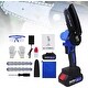 preview thumbnail 1 of 3, Cordless Handheld Electric Chain Saw Black - Battery