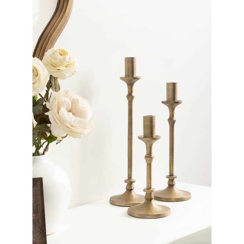 Kate and Laurel Lahari Candle Holder Set