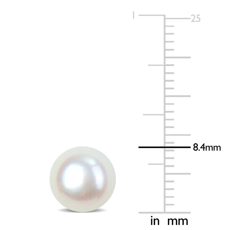 Miadora 8-8.5mm Cultured Freshwater Pearl Stud Earrings in Sterling Silver