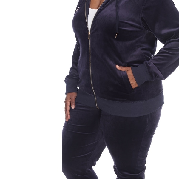 women's plus size velour jogging suits