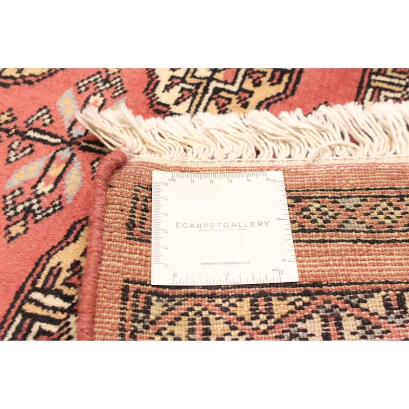 ECARPETGALLERY Hand-knotted Finest Peshawar Bokhara Copper Wool Rug - 2'8 x 4'1