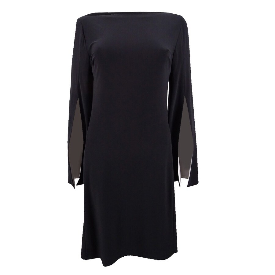 white split sleeve dress