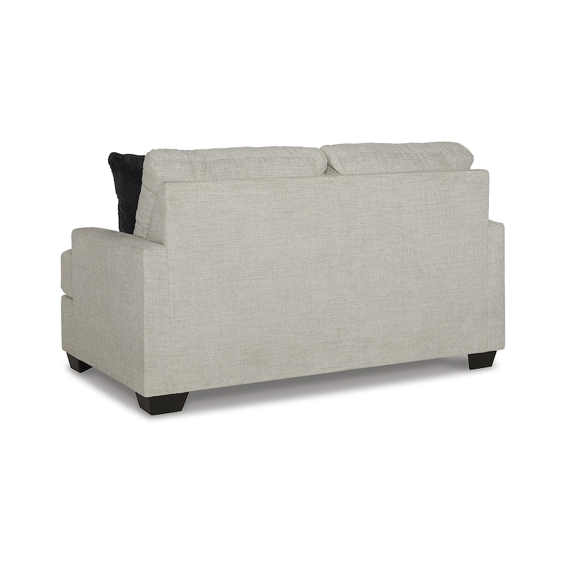 Signature Design by Ashley Vayda Gray Loveseat - 63"W x 38"D x 37"H
