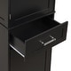 preview thumbnail 55 of 56, GDFStudio - Rowan Tall Freestanding Bathroom Storage Cabinet with Two-Sized Drawers and Adjustable Shelf