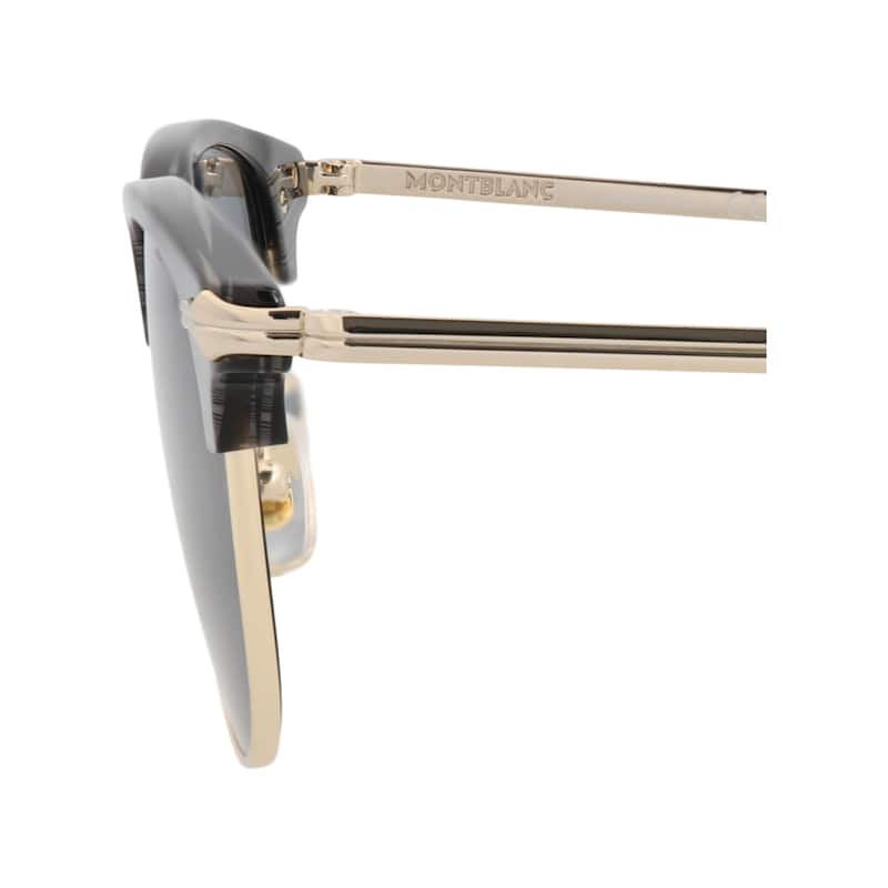 Montblanc Square-Frame Metal Sunglasses