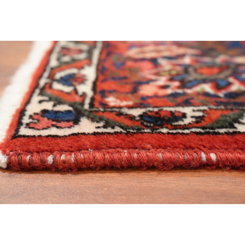 Hand Knotted Oriental 100% Wool Carpet Traditional Floral Oranges & Rust Bakhtiari Area Rug - 10' 3'' X 6' 10''