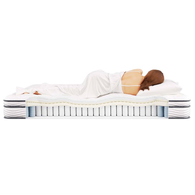 Jenna 6" Innerspring and Foam Mattress - N/A