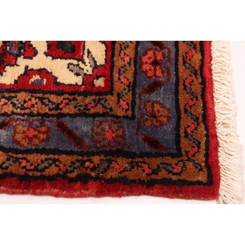 ECARPETGALLERY Hand-knotted Andelz Red Wool Rug - 2'11 x 10'7