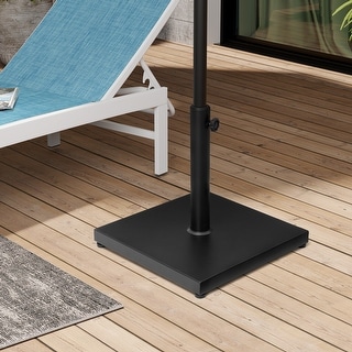 Pellebant Heavy Duty Square Cement Umbrella Base for Market Umbrella - N/A