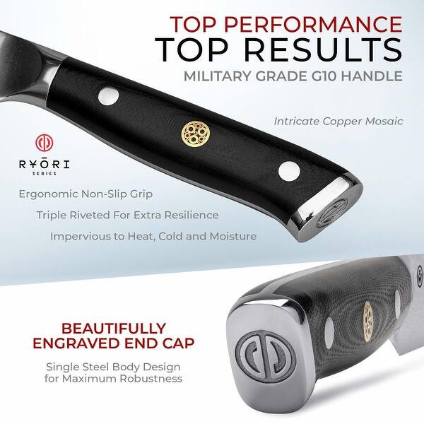 Shop Chefwave 8 Chef Knife 7 Santoku Knife And 6 Utility Knife With Breadboard On Sale Overstock 30803635