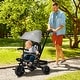 preview thumbnail 2 of 13, 14-in-1 Kids Tricycle with Adjustable Parent Handle, Safety Bar, Storage Baskets, and Removable Canopy for Ages 1-5