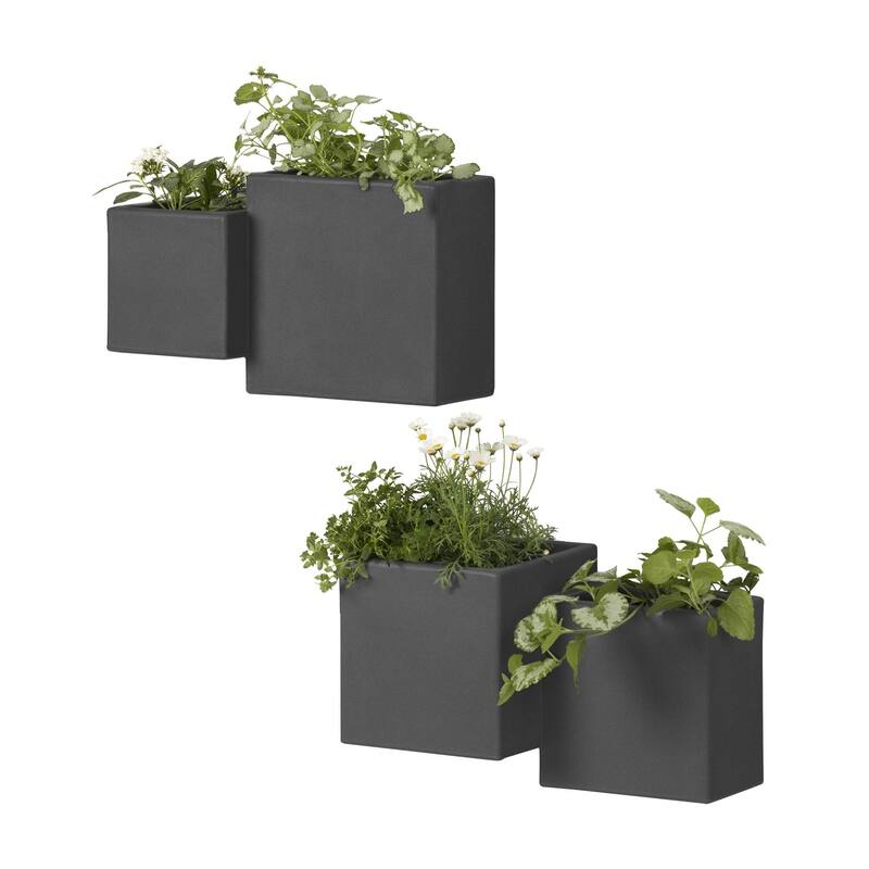 South Shore Dalya Outdoor Wall Planter - Set of 2