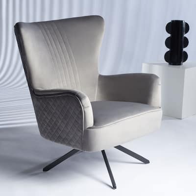 SAFAVIEH Couture Alejandro Accent Chair - 29.1" W x 30.7" L x 36.6" H