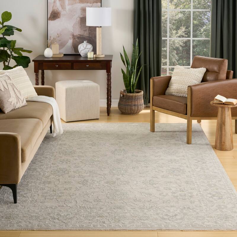 Nourison Enriched Indoor only Cream / Ivory Persian Area Rug