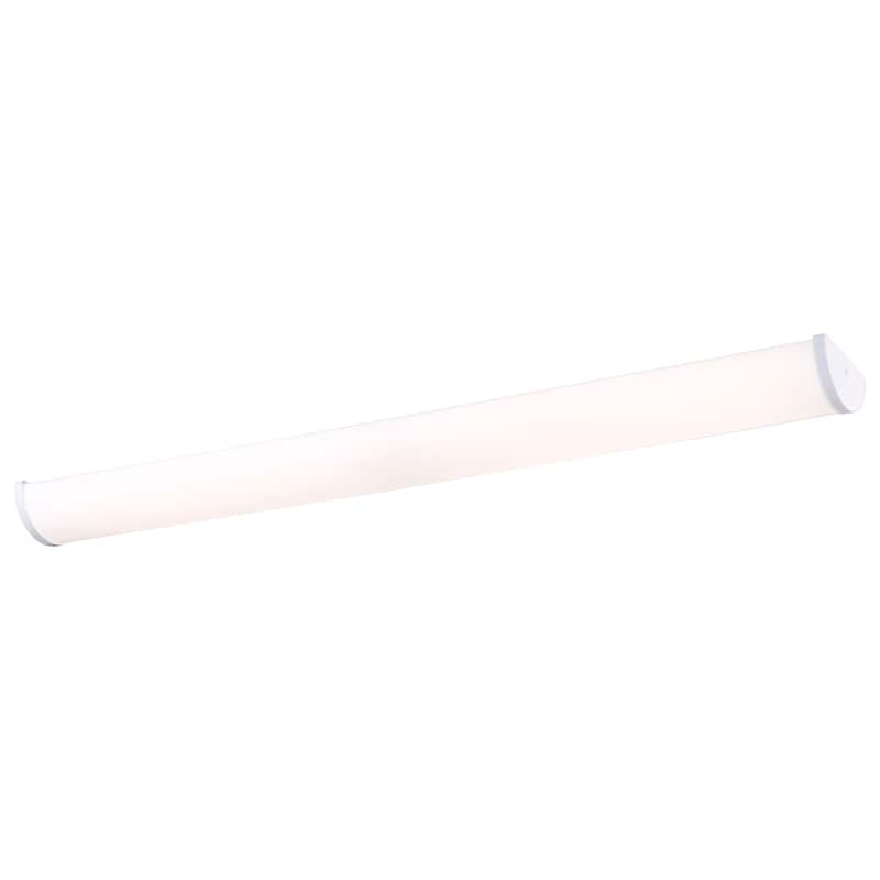 Crispo LED 49 inch Vanity Fixture White Finish CCT Selectable 3K/4K/5K