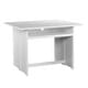 preview thumbnail 8 of 12, SEI Furniture Kleberg White Convertible Console to Dining Table