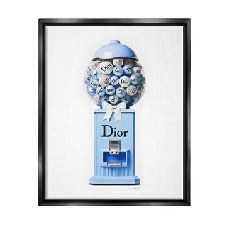 Stupell Glam Candy Dispenser Framed Floater Canvas Wall Art Design by Amanda Greenwood