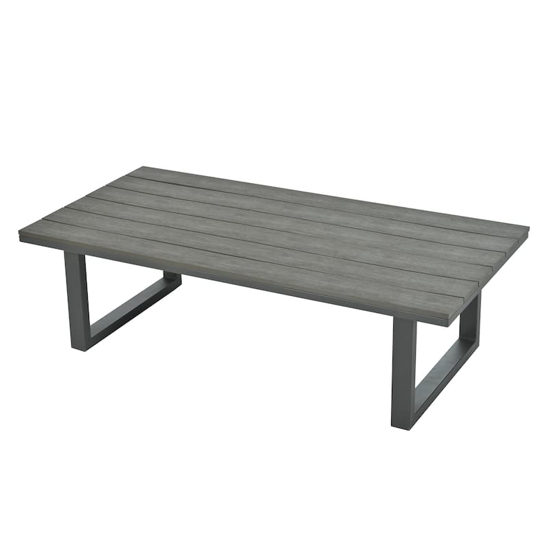 Outdoor Seating Set with Table and Thick Cushions for Lawns (Set of 4)
