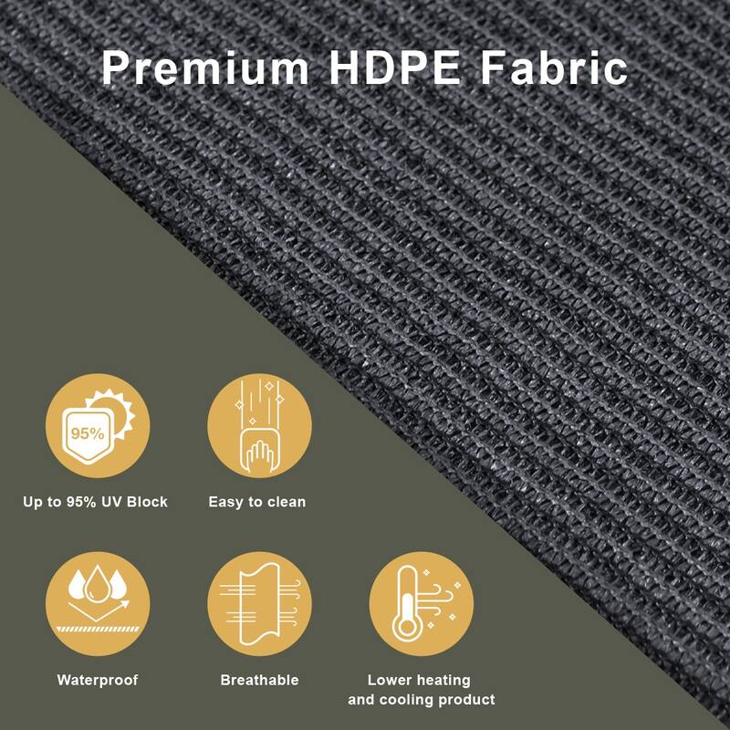 Lumi Home Furnishings UV Blocking Fade Resistant Fabric Exterior Roller Shade