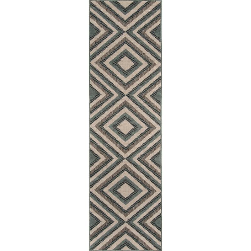 Momeni Baja Zig-Zag Easy Care Indoor Outdoor Area Rug