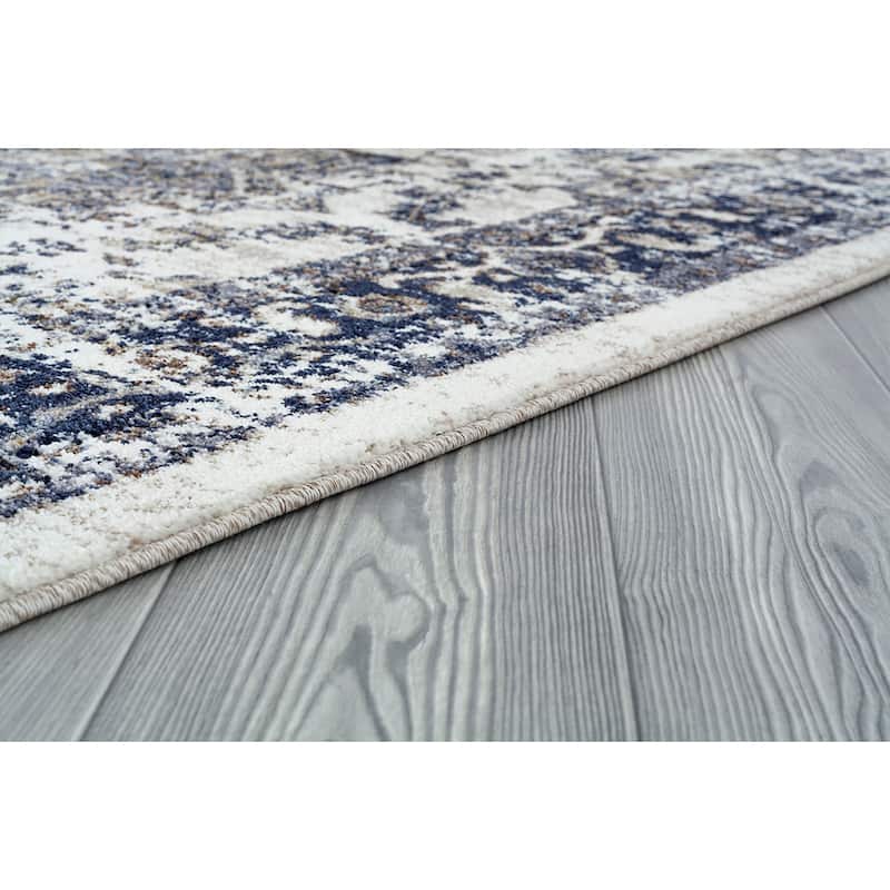 Milan Cream/Tribeige Polypropylene Area Rug
