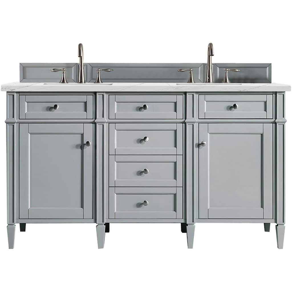James Martin Vanities 650-V60D-FENC Brittany 60" Free Standing Double