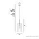 preview thumbnail 4 of 10, Hunter Gatz 1-Light Pendant - Kitchen Island, Dining Room, Entry - Glam, Contemporary, Transitional