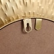 preview thumbnail 11 of 13, 3-Piece Gold Metal Round Wall Mirror Set - 22.25" Diameter x 2.36" D