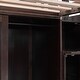preview thumbnail 9 of 7, Espresso Double Twin Size Solid Pine Wood Loft Bed with 2 Wardrobes and Storage Staircase, Full-Length Guardrail