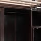 preview thumbnail 9 of 7, Espresso Double Twin Size Solid Pine Wood Loft Bed with Wardrobes, Storage Staircase, Guardrail