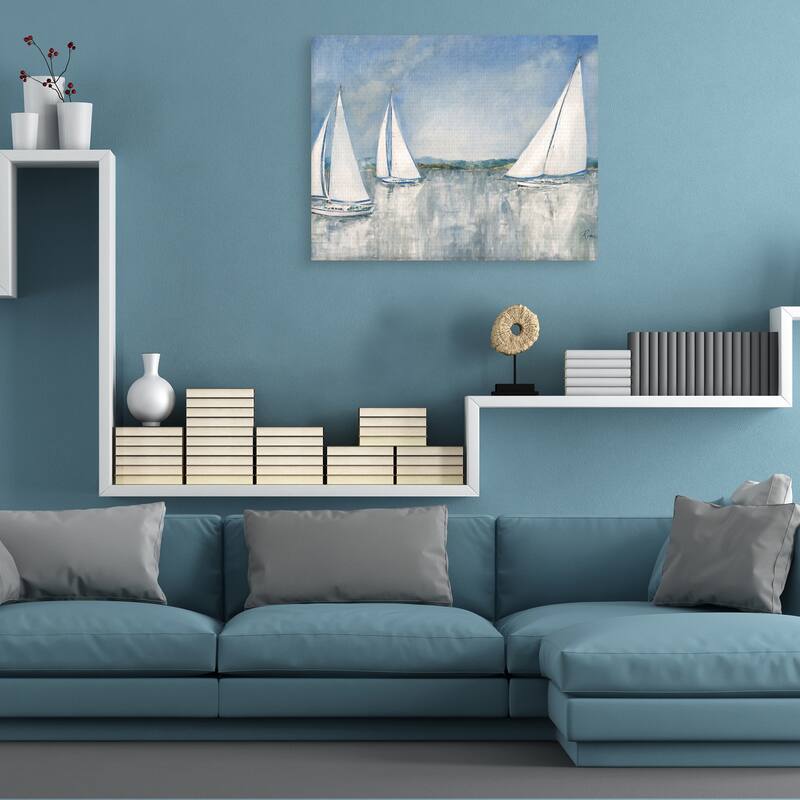 Catching the Breeze by Ruane Manning Canvas Art Print