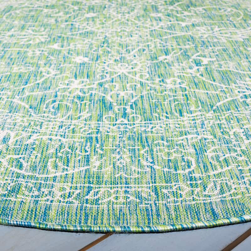 SAFAVIEH Courtyard Aquata Indoor/ Outdoor Waterproof Patio Backyard Rug