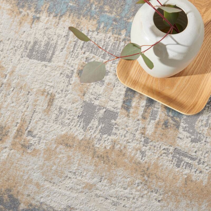 Calvin Klein Enchanting Contemporary Abstract Area Rug