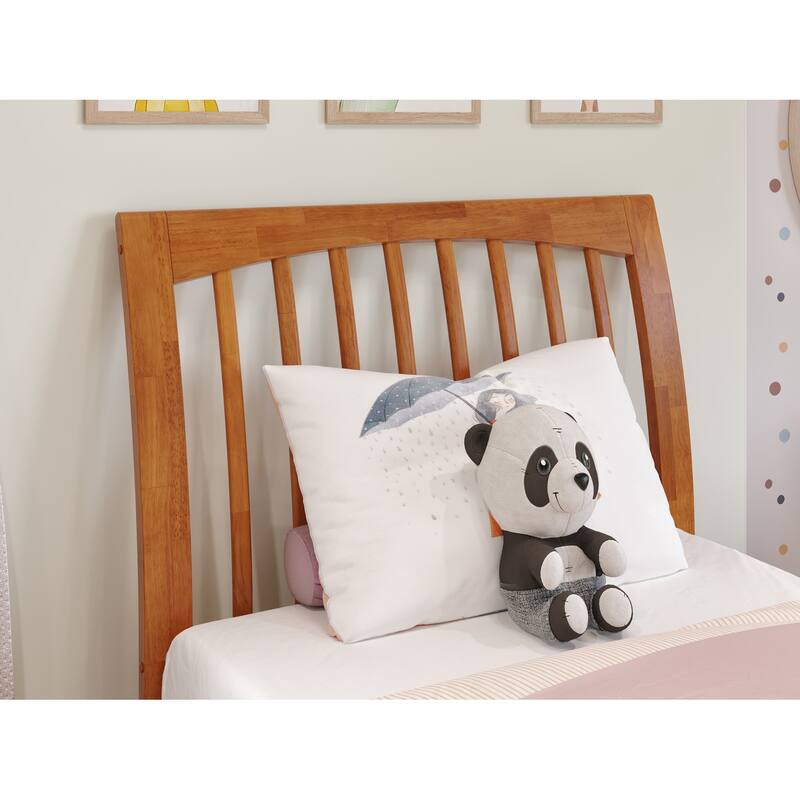 Orleans Sleigh Solid Wood Slat Headboard - Light Toffee - Twin